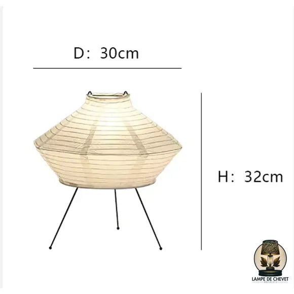 Theo Japanese Washi Table Lamp