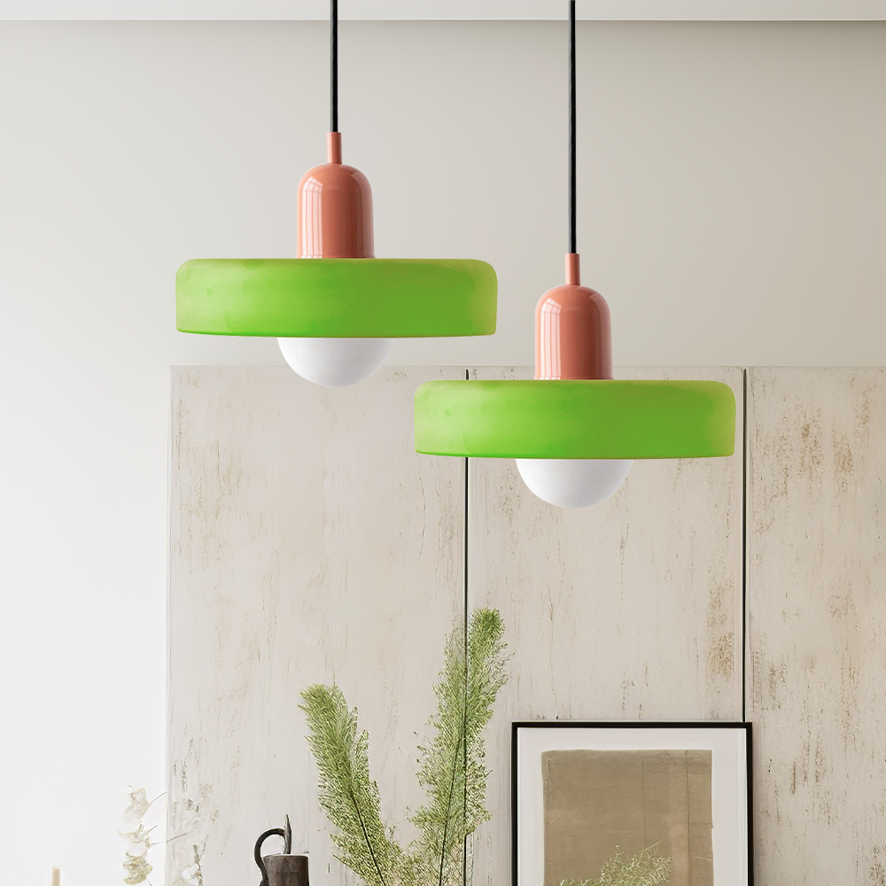 Leandro Bauhaus-Inspired Glass Pendant Light