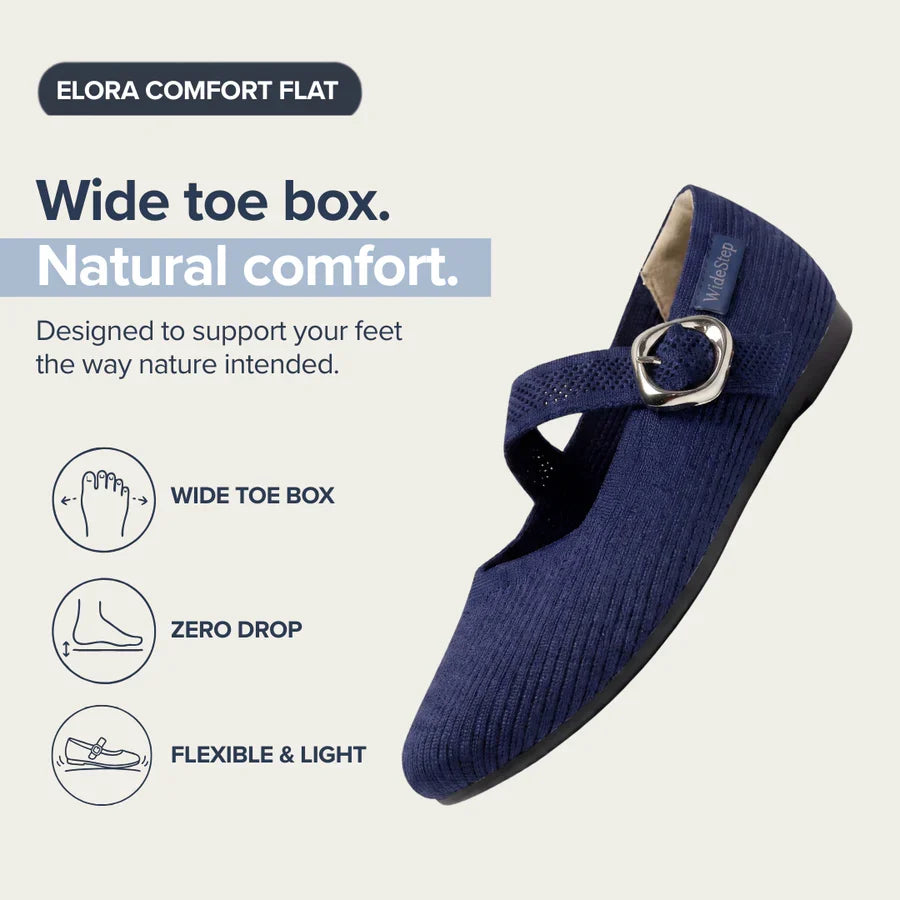 Elora - WideStep Comfort Flat