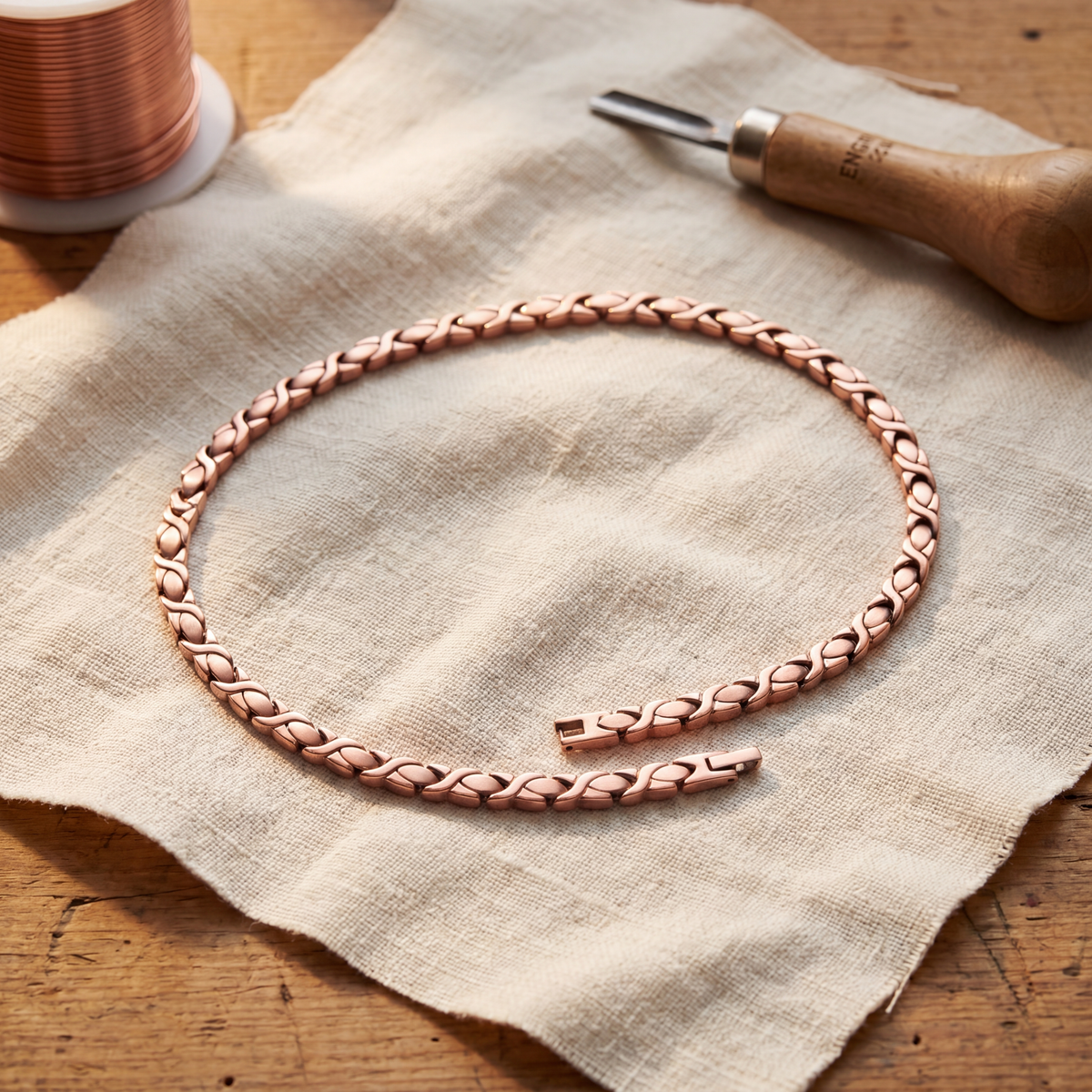 Harris' Cedar Copper Necklace