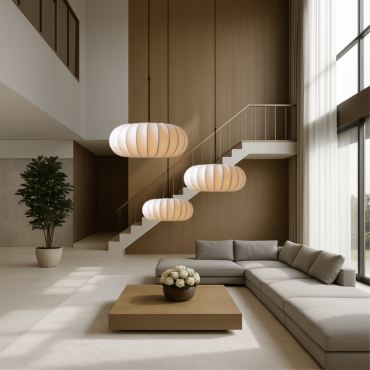 Verona Silk Hanging Light