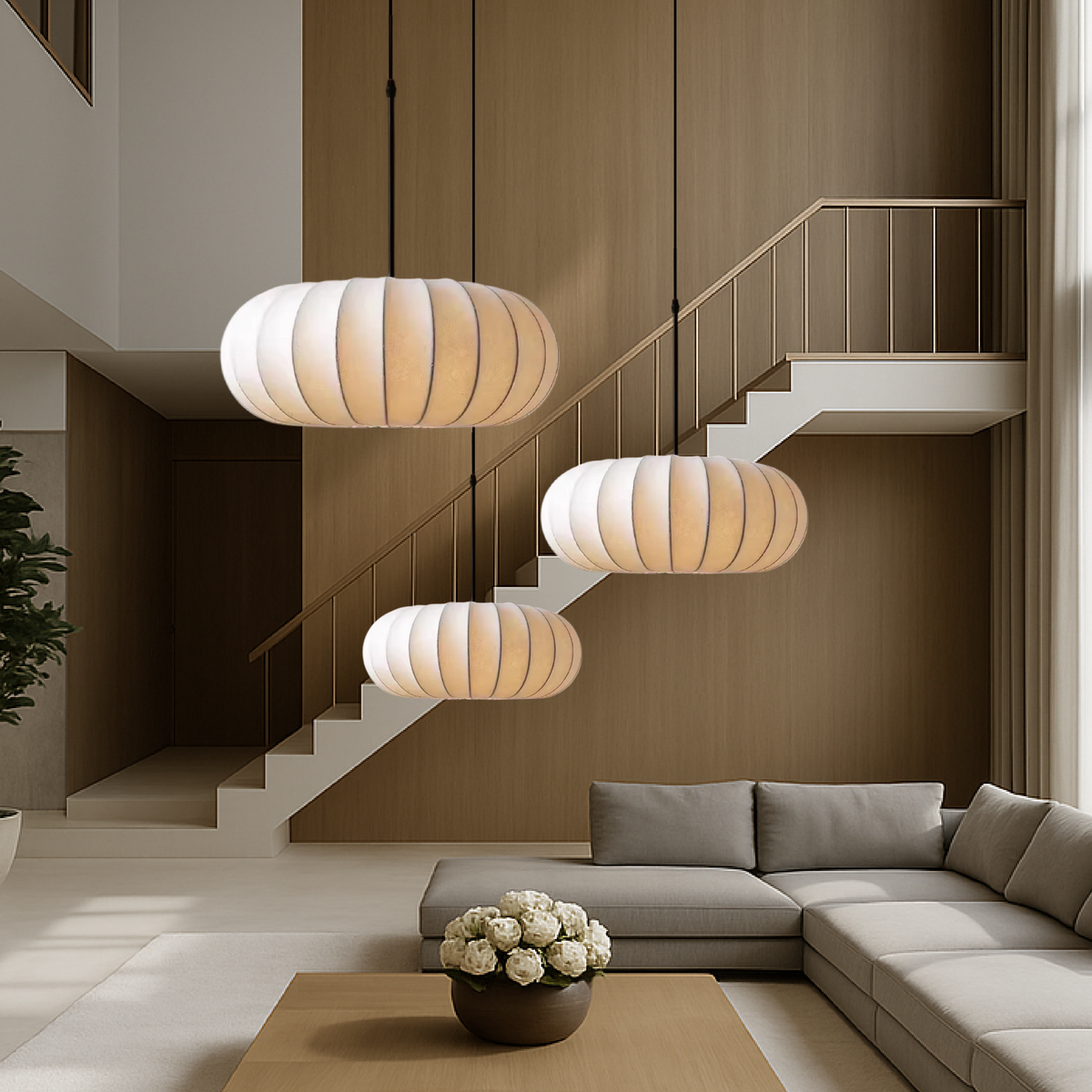 Verona Silk Hanging Light