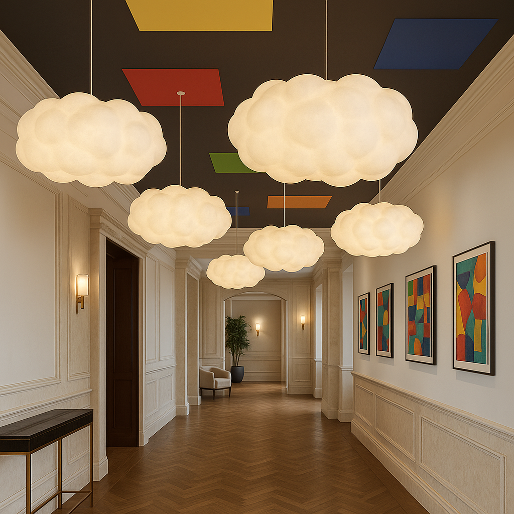 Cloud-Inspired Pendant Light