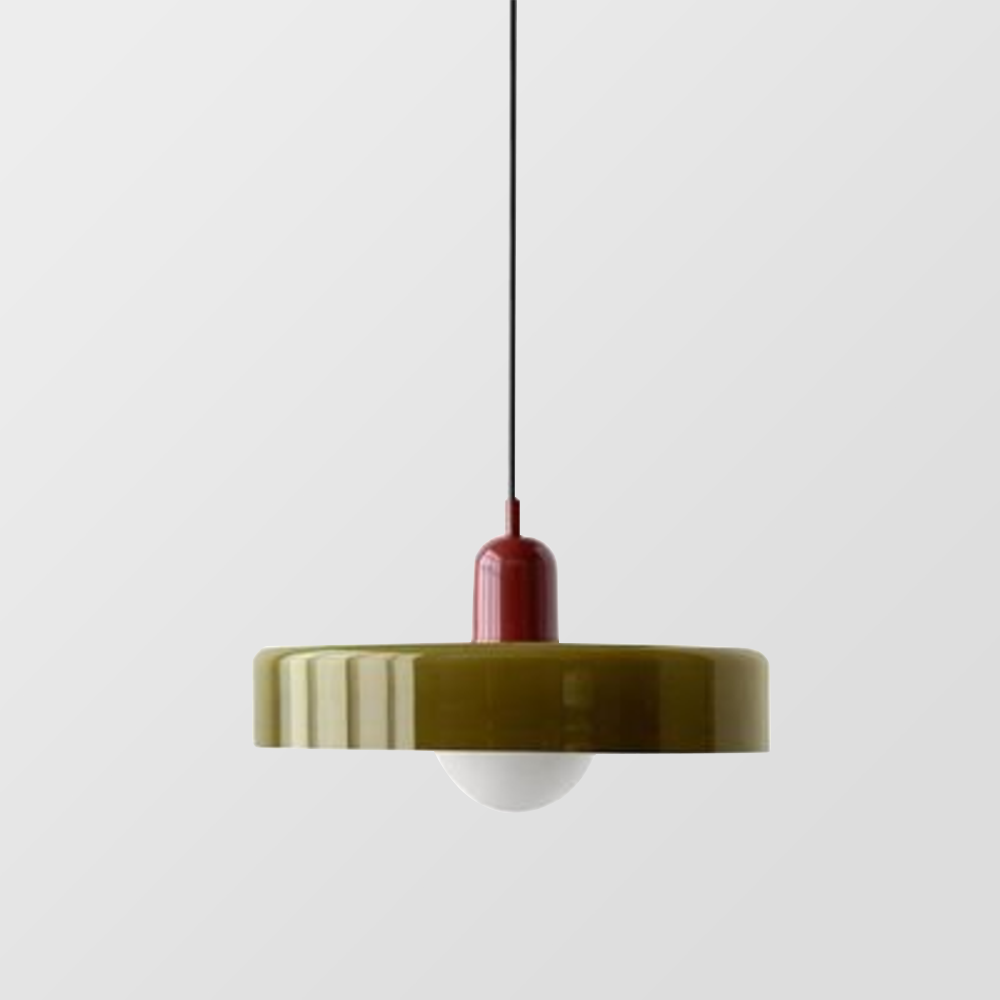 Leandro Bauhaus-Inspired Glass Pendant Light