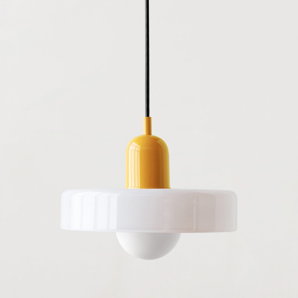 Leandro Bauhaus-Inspired Glass Pendant Light