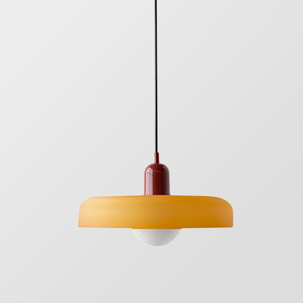 Leandro Bauhaus-Inspired Glass Pendant Light