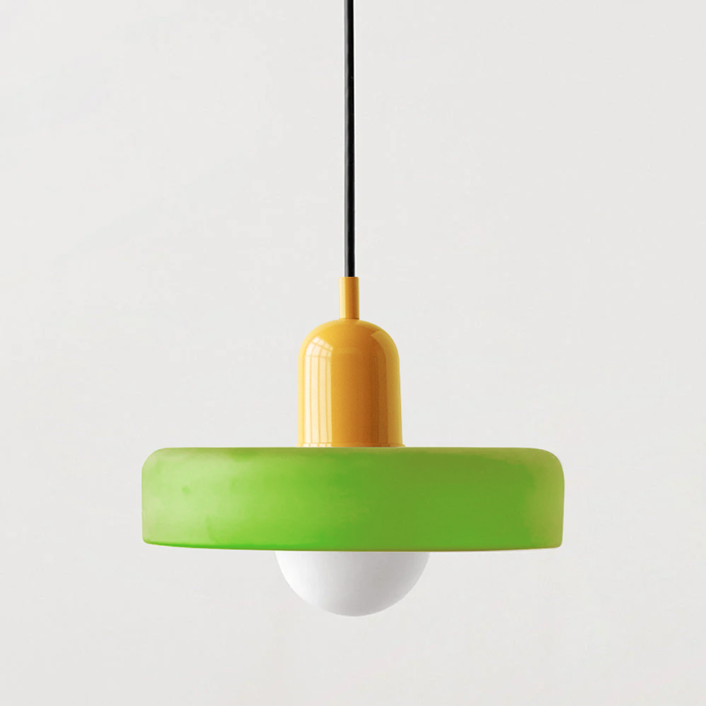 Leandro Bauhaus-Inspired Glass Pendant Light
