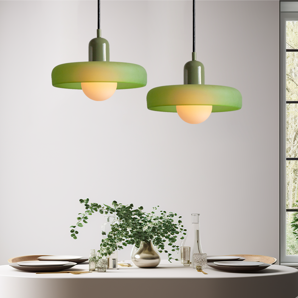 Leandro Bauhaus-Inspired Glass Pendant Light