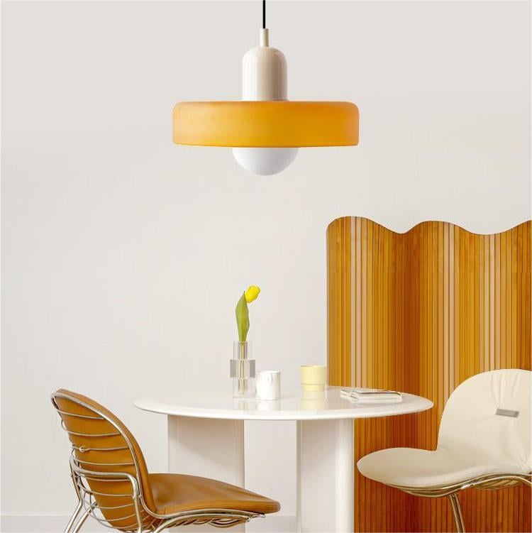 Leandro Bauhaus-Inspired Glass Pendant Light
