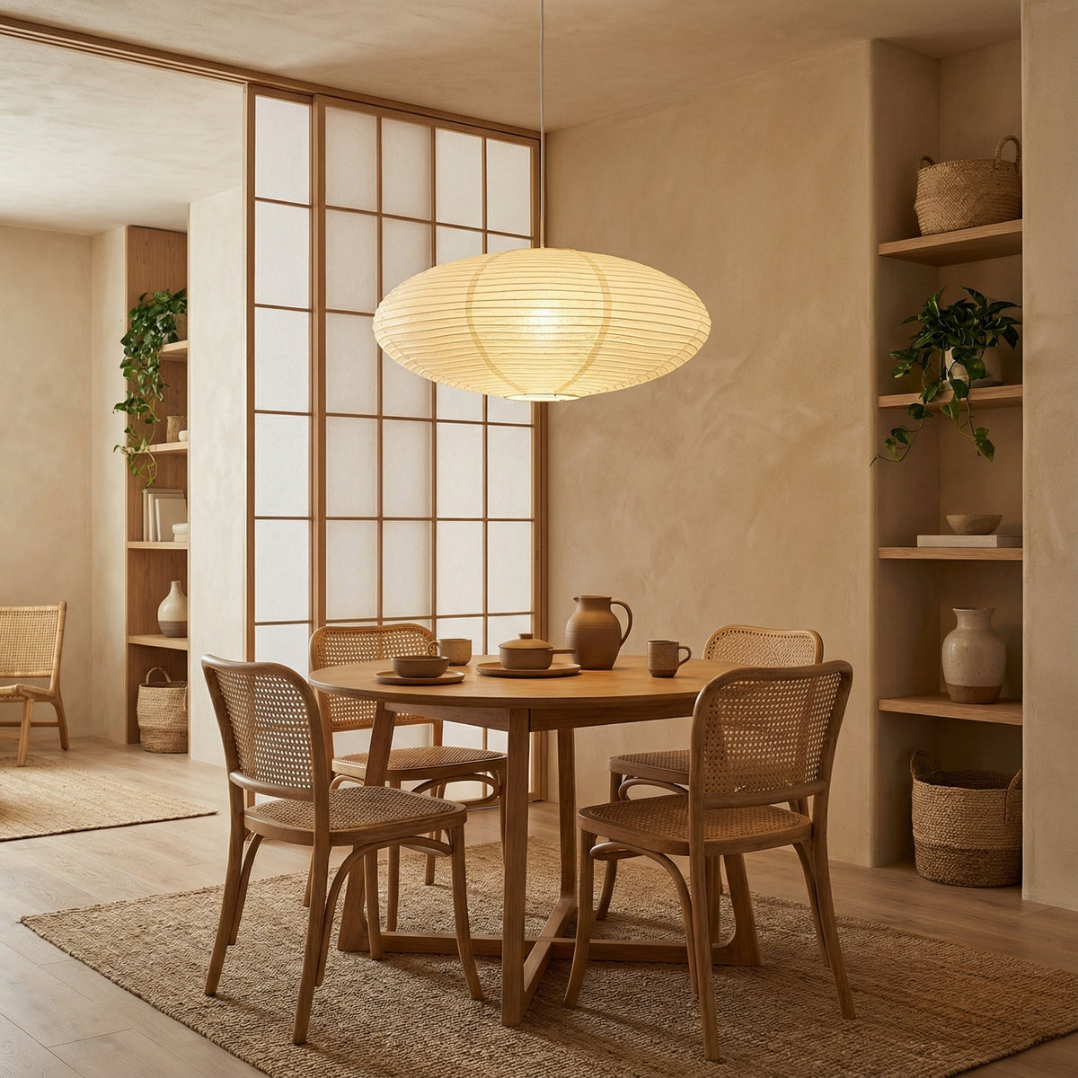 Wabi Sabi Paper Pendant Light