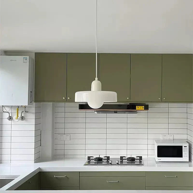 Leandro Bauhaus-Inspired Glass Pendant Light