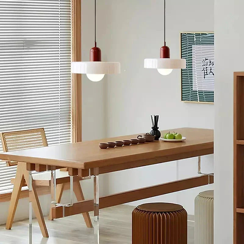 Leandro Bauhaus-Inspired Glass Pendant Light