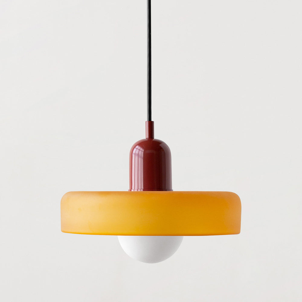 Leandro Bauhaus-Inspired Glass Pendant Light