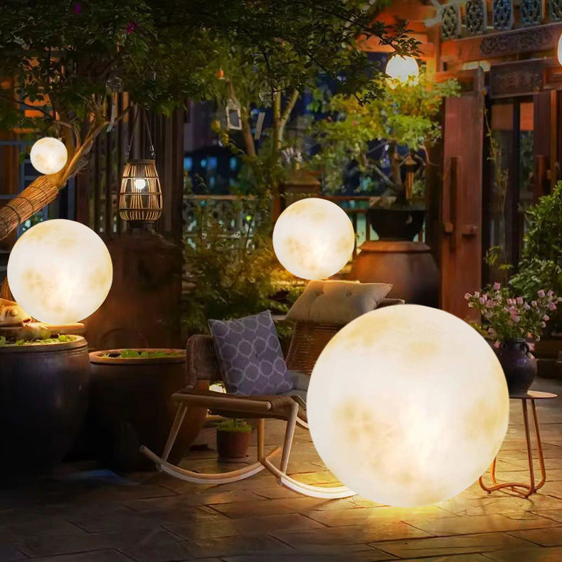 Solar-Powered Moonlight Garden Lamp