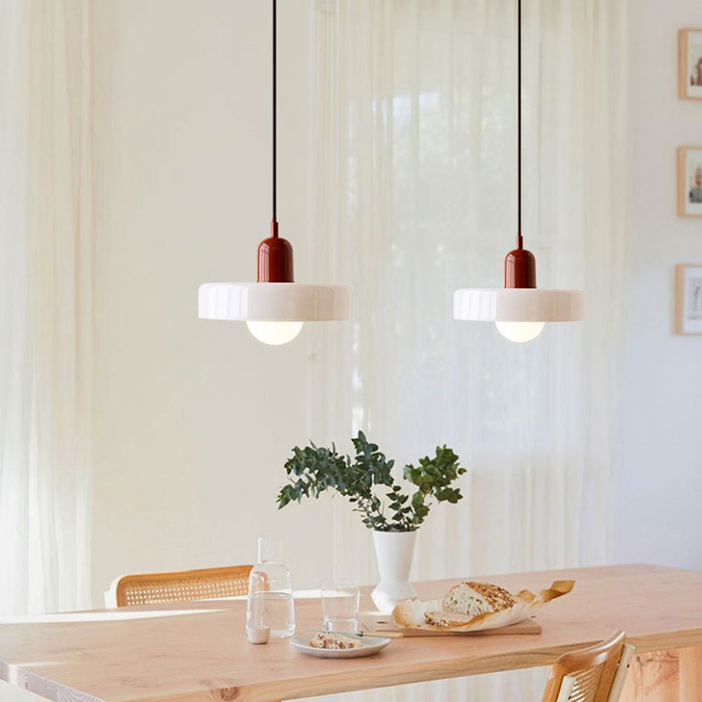 Leandro Bauhaus-Inspired Glass Pendant Light