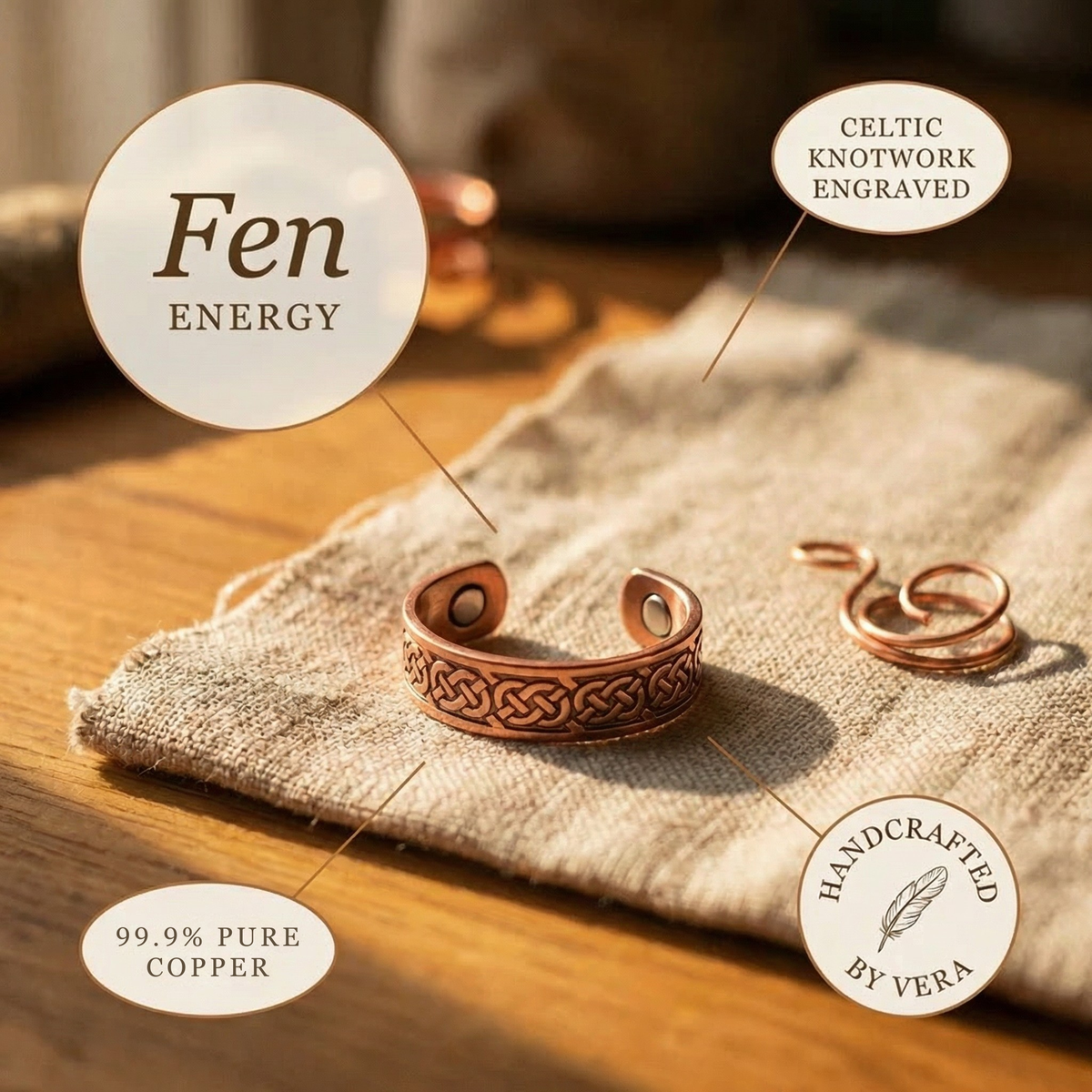 Harris' Fen Copper Ring