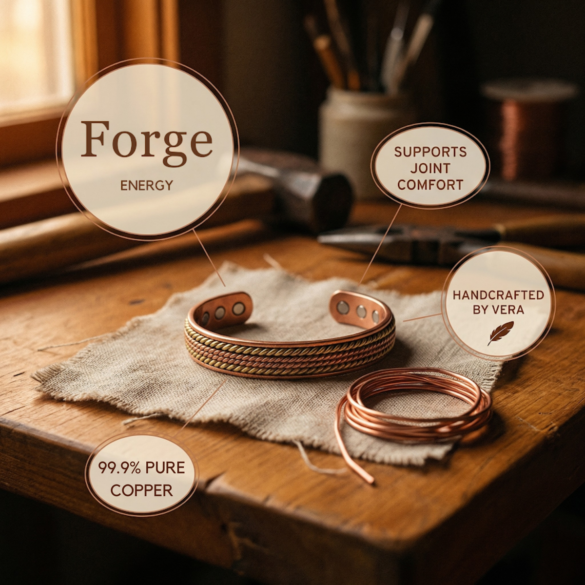 Harris' Forge Copper Bracelet