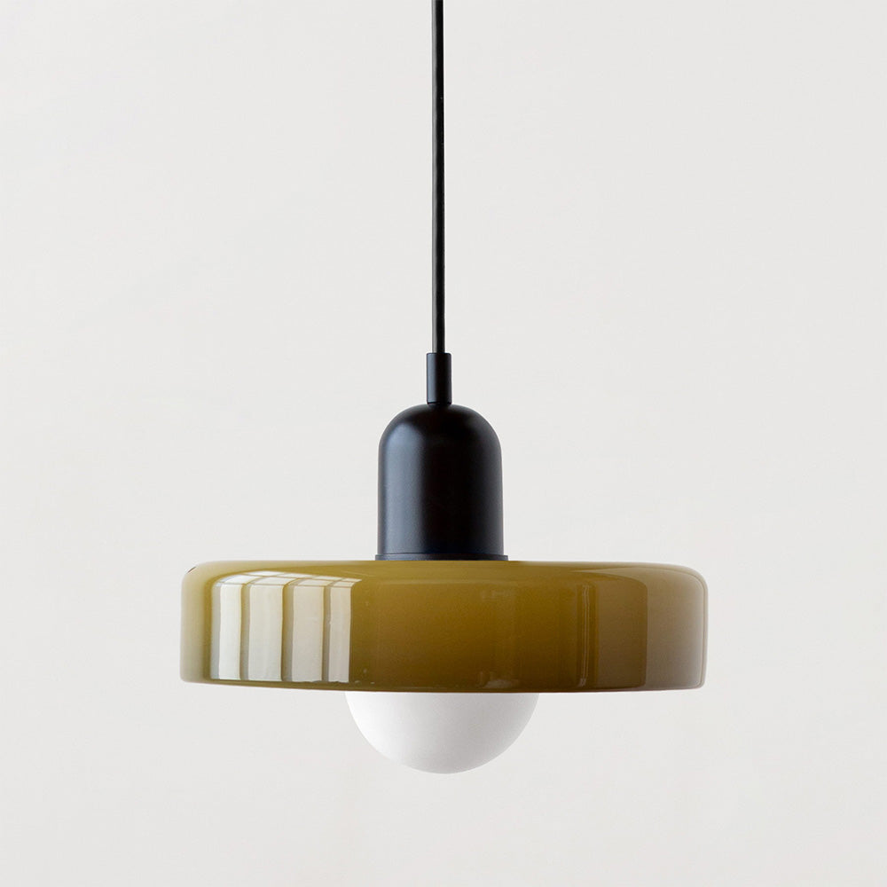 Leandro Bauhaus-Inspired Glass Pendant Light