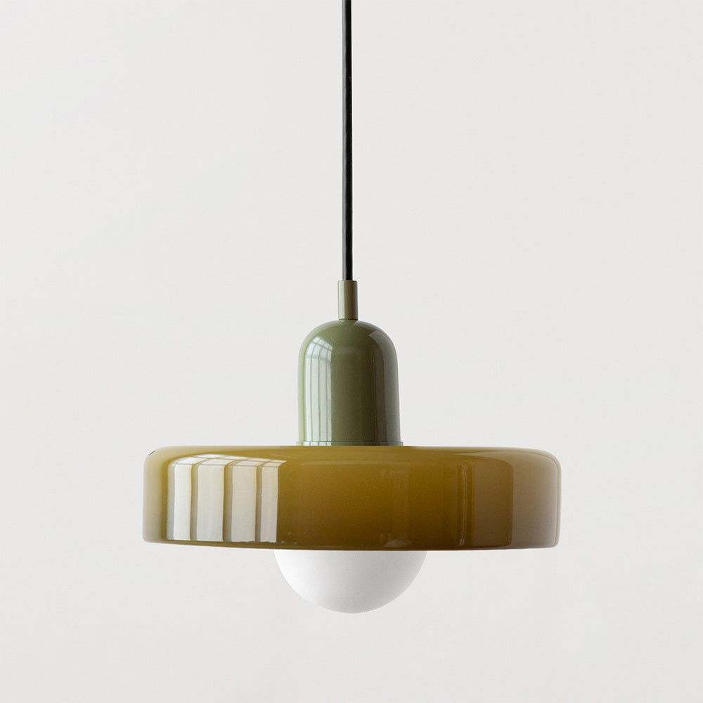 Leandro Bauhaus-Inspired Glass Pendant Light