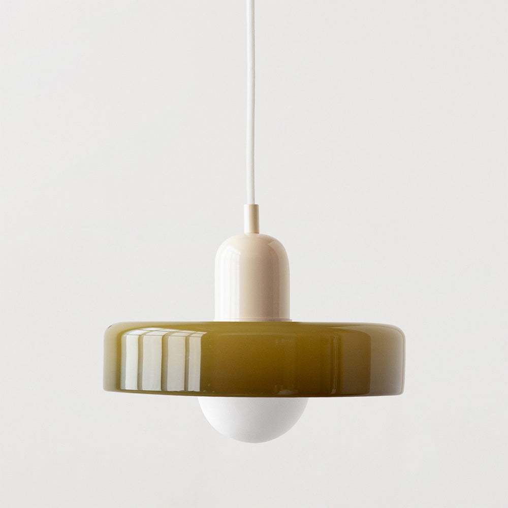 Leandro Bauhaus-Inspired Glass Pendant Light