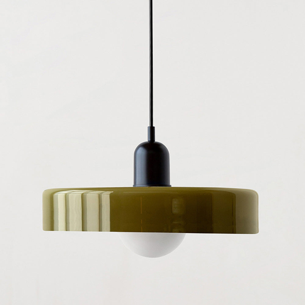 Leandro Bauhaus-Inspired Glass Pendant Light