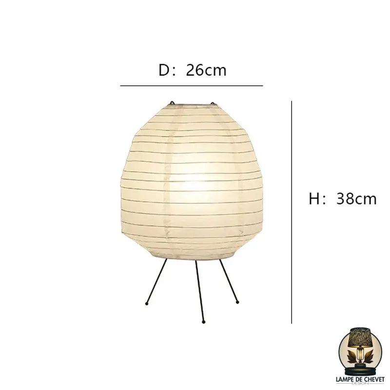Etokuso Japanese Washi Table Lamp