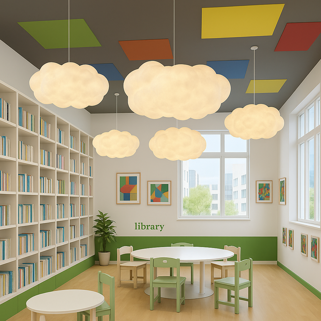 Cloud-Inspired Pendant Light