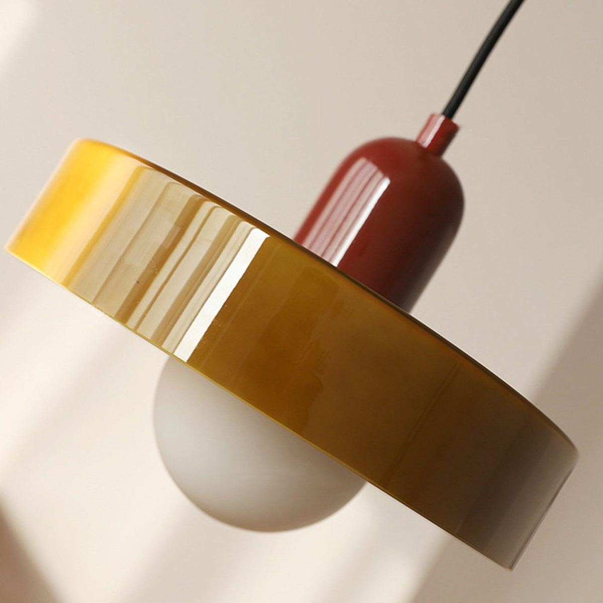 Leandro Bauhaus-Inspired Glass Pendant Light