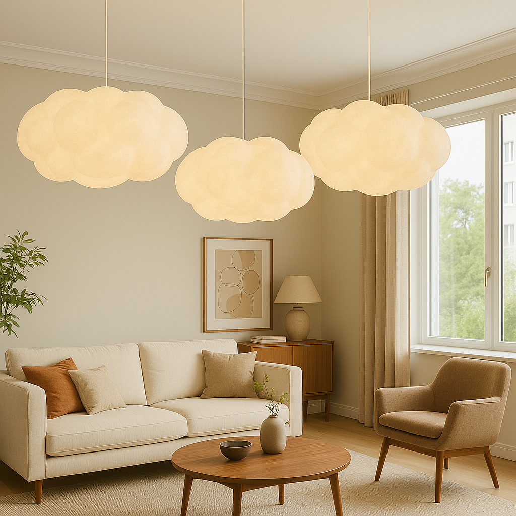 Cloud-Inspired Pendant Light