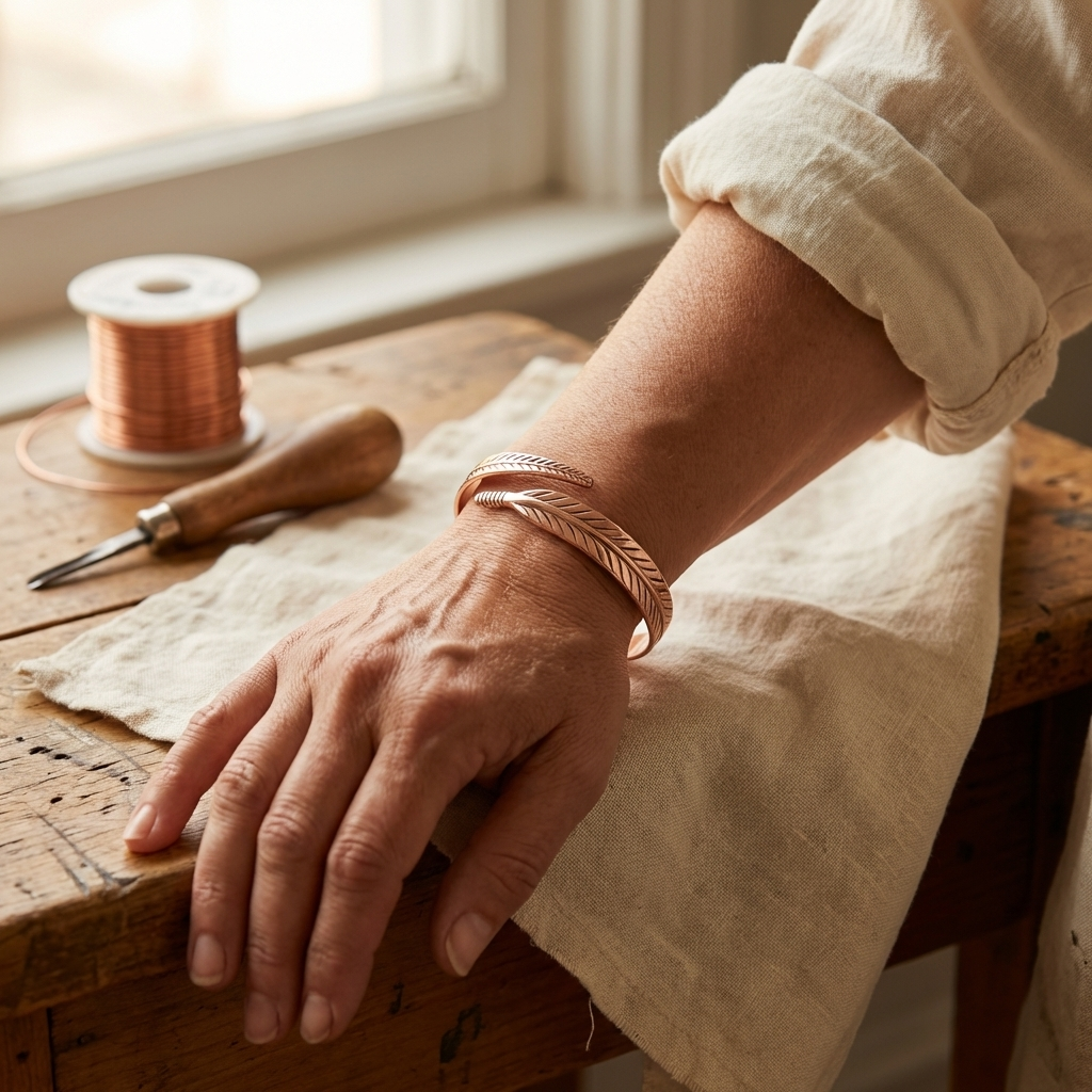 Harris' Root Copper Bracelet