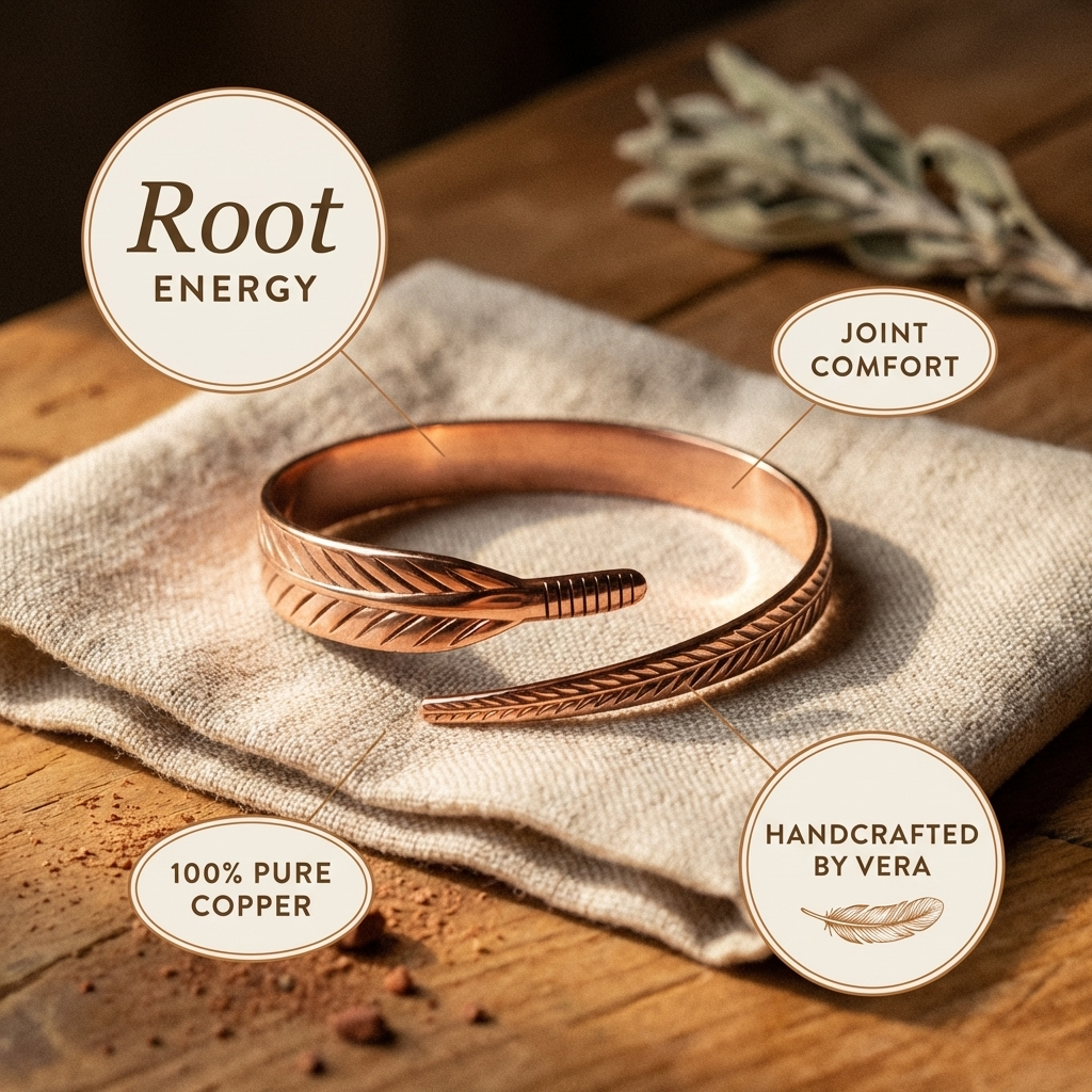 Harris' Root Copper Bracelet