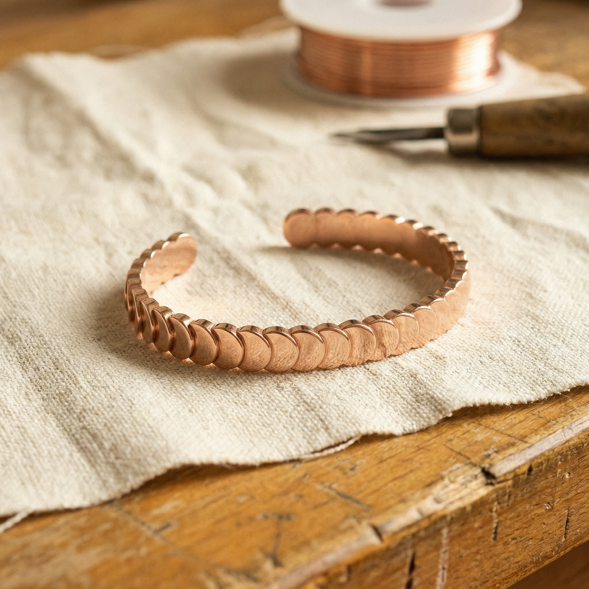 Harris' Tide Copper Bracelet