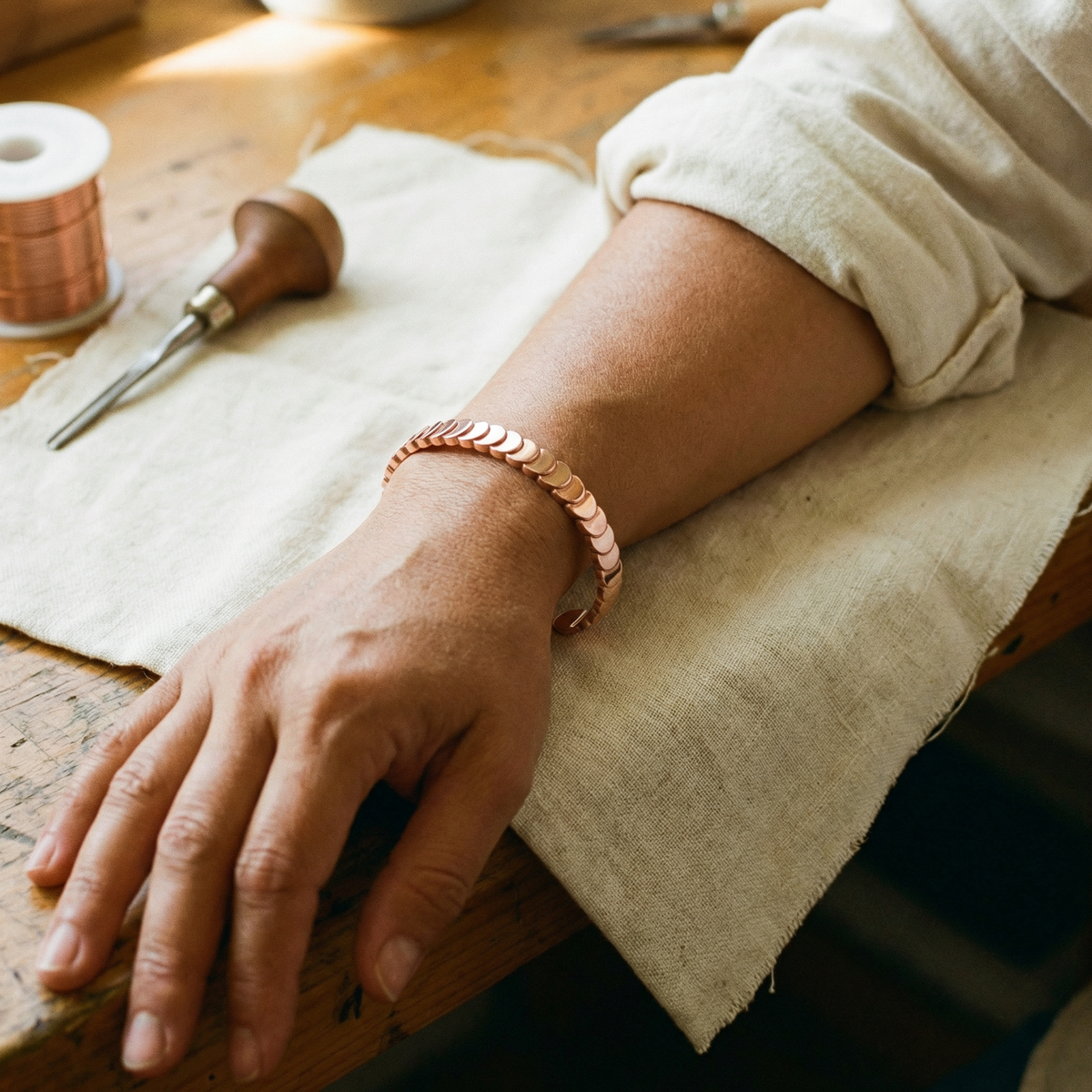Harris' Tide Copper Bracelet