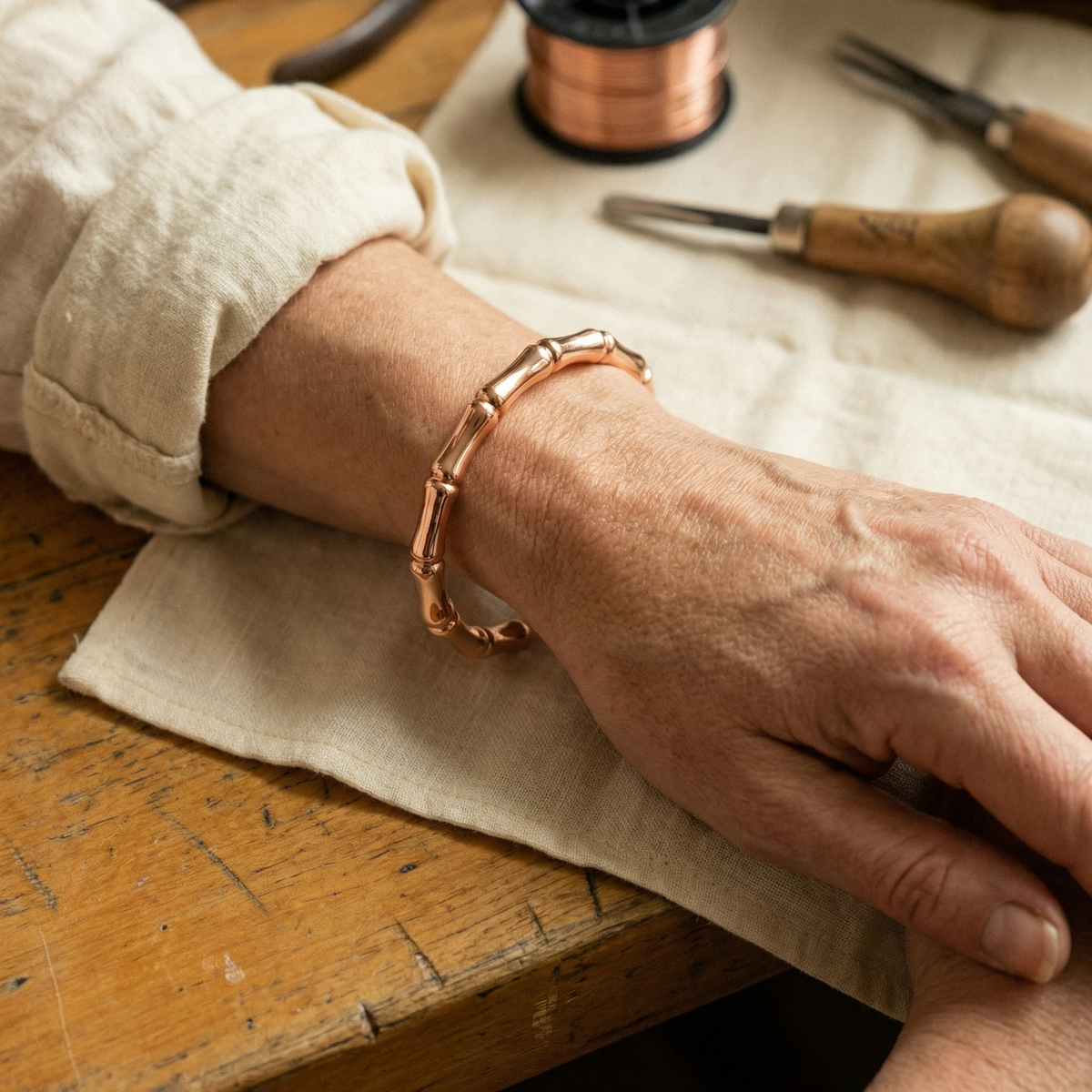 Harris' Grove Copper Bracelet