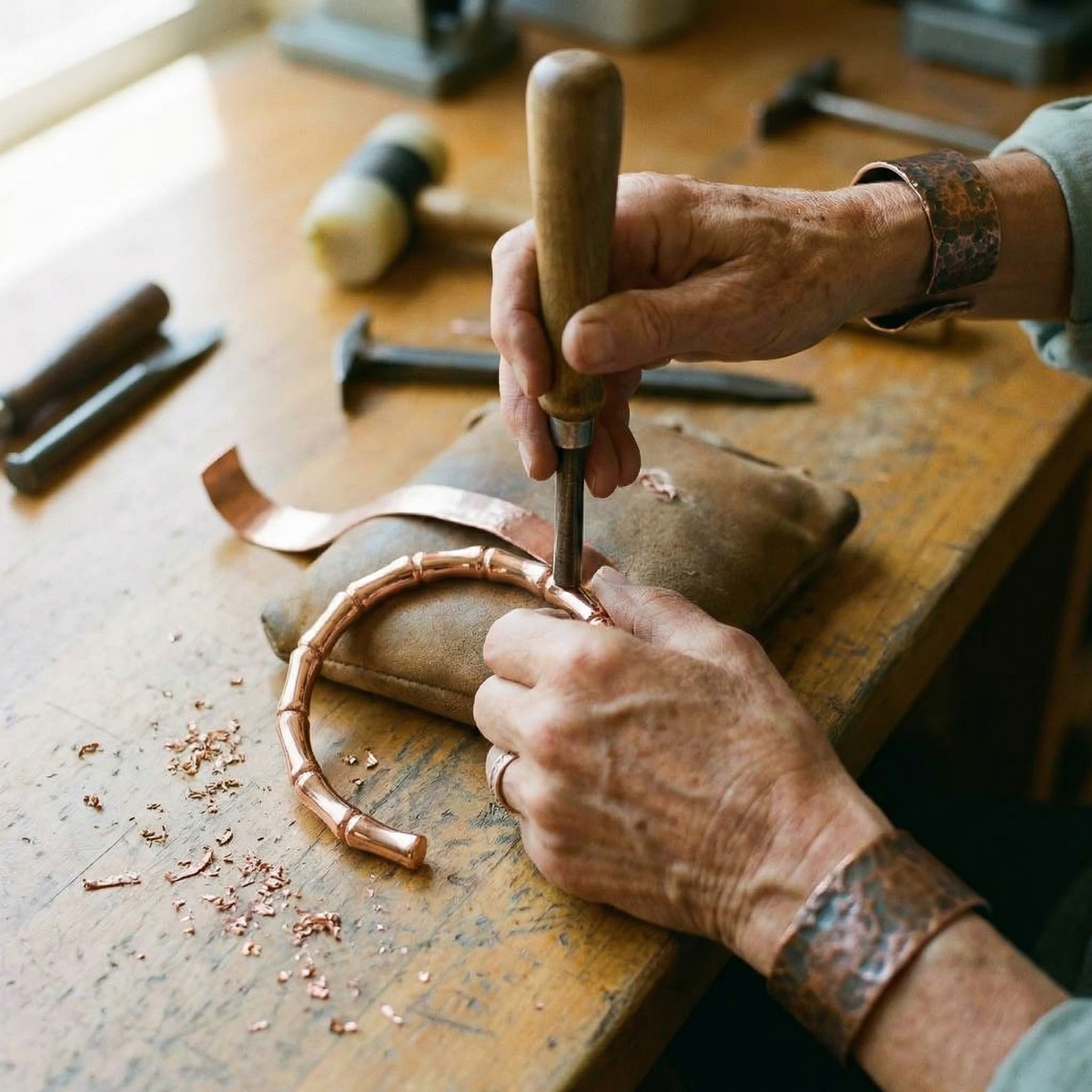 Harris' Grove Copper Bracelet
