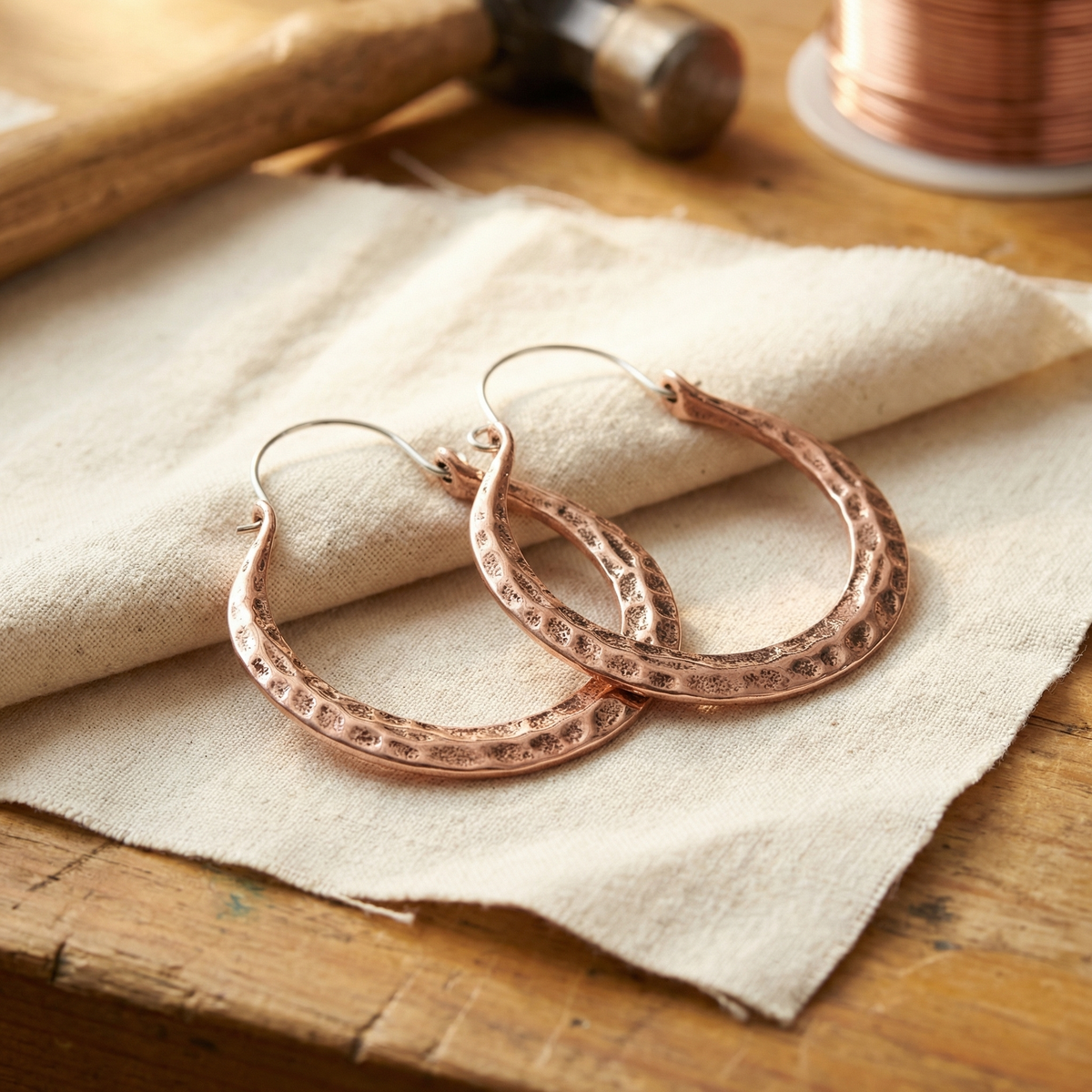 Harris' Ember Copper Earrings