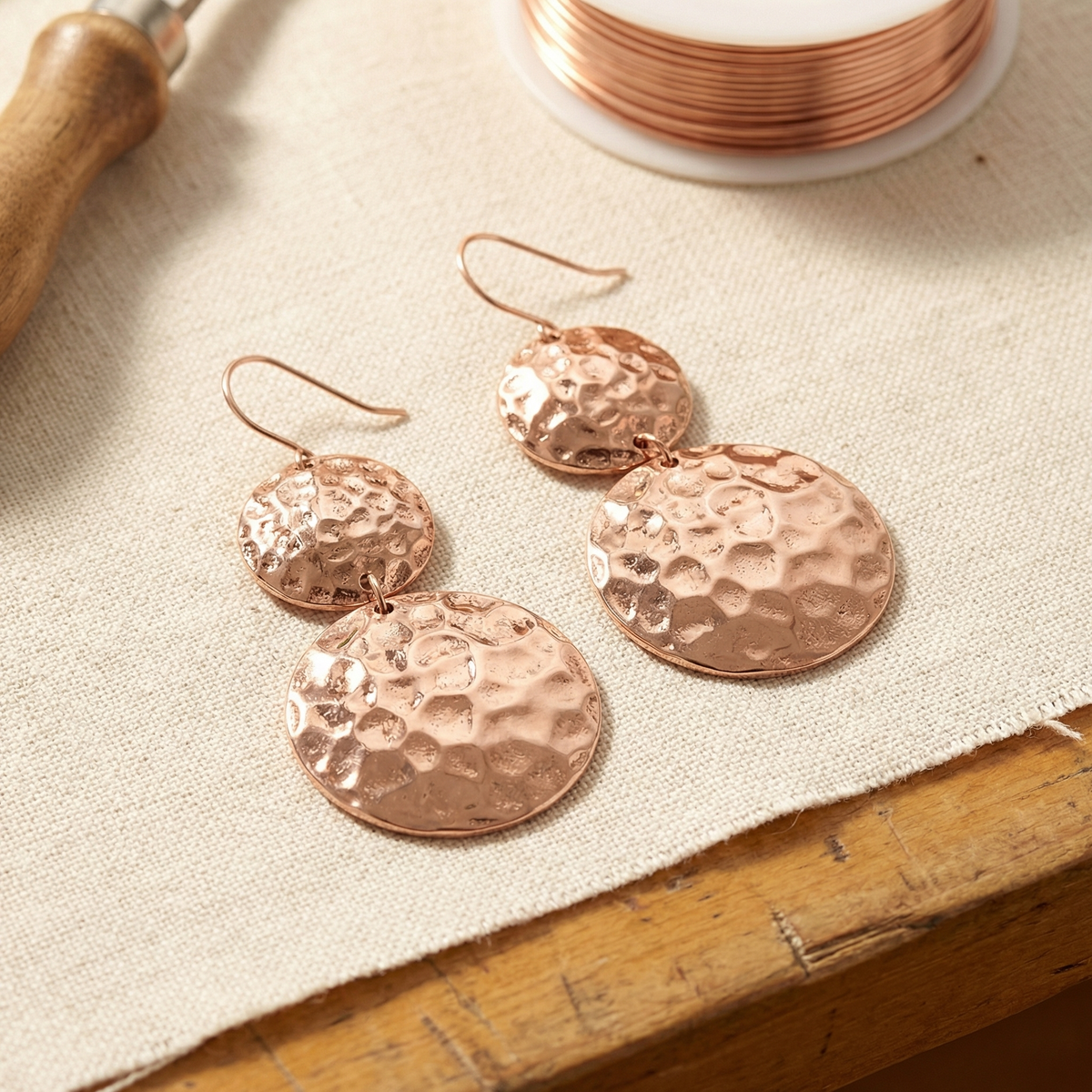 Harris' Solstice Copper Earrings