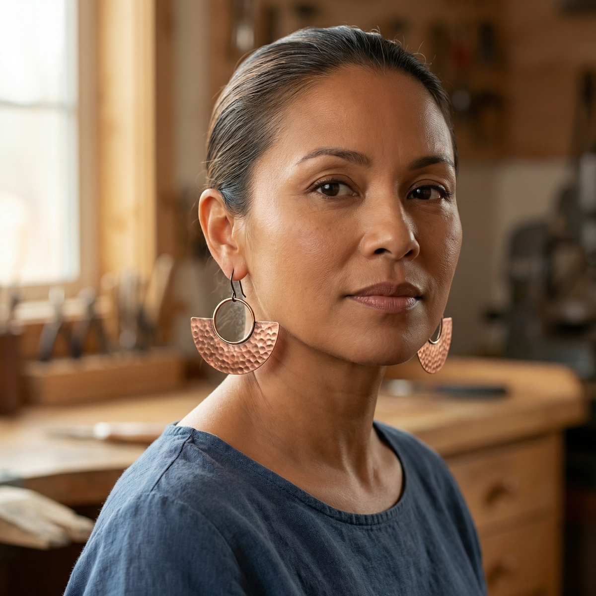 Harris' Sol Copper Earrings