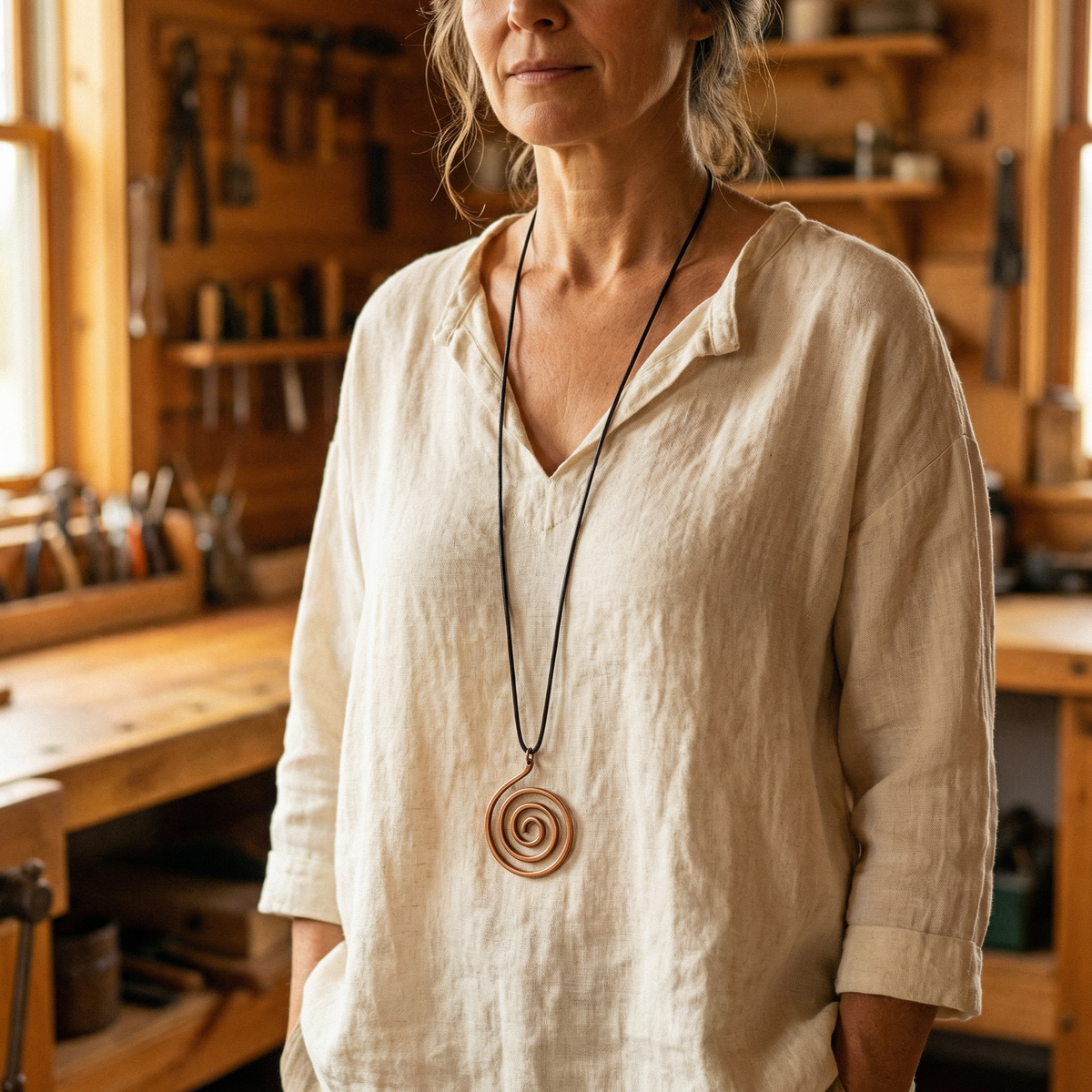 Harris' Mesa Copper Necklace