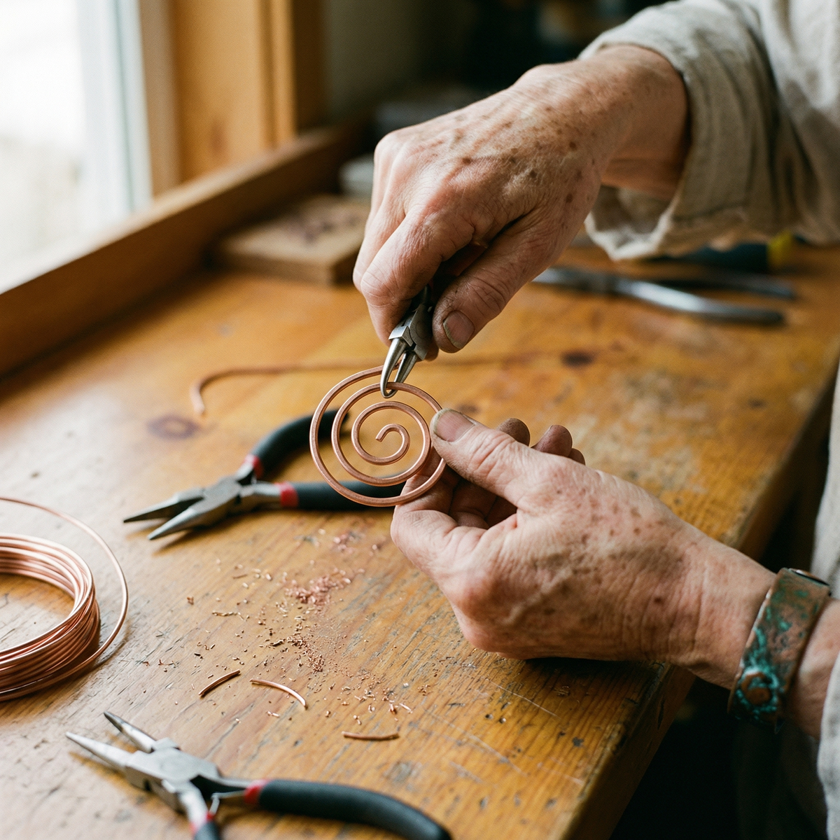 Harris' Mesa Copper Necklace