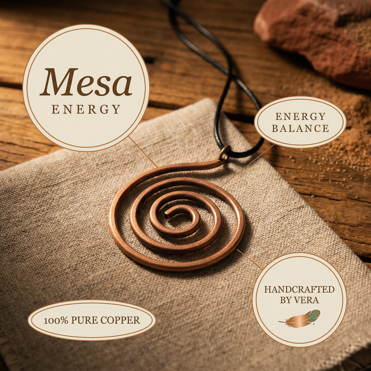 Harris' Mesa Copper Necklace