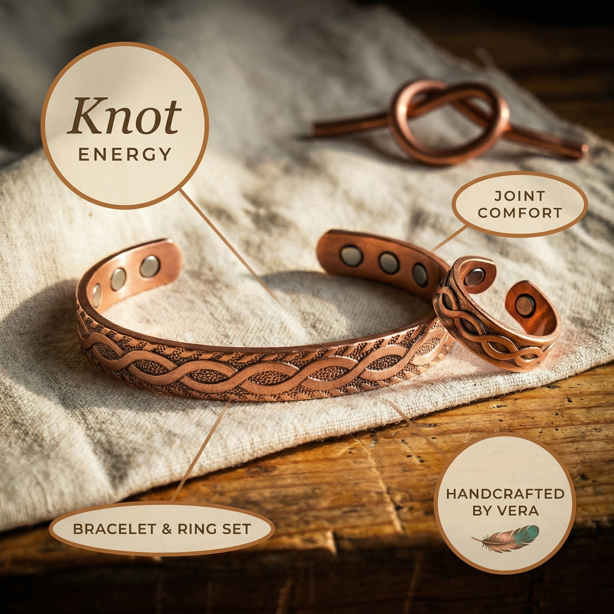 Harris' Knot Copper Set