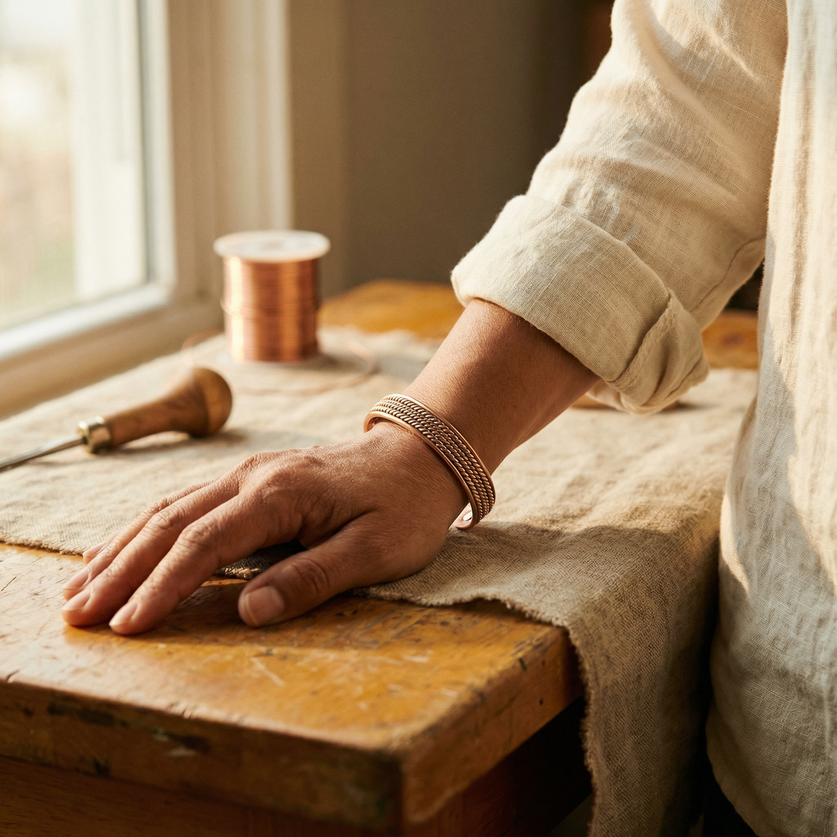 Harris' Forge Copper Bracelet