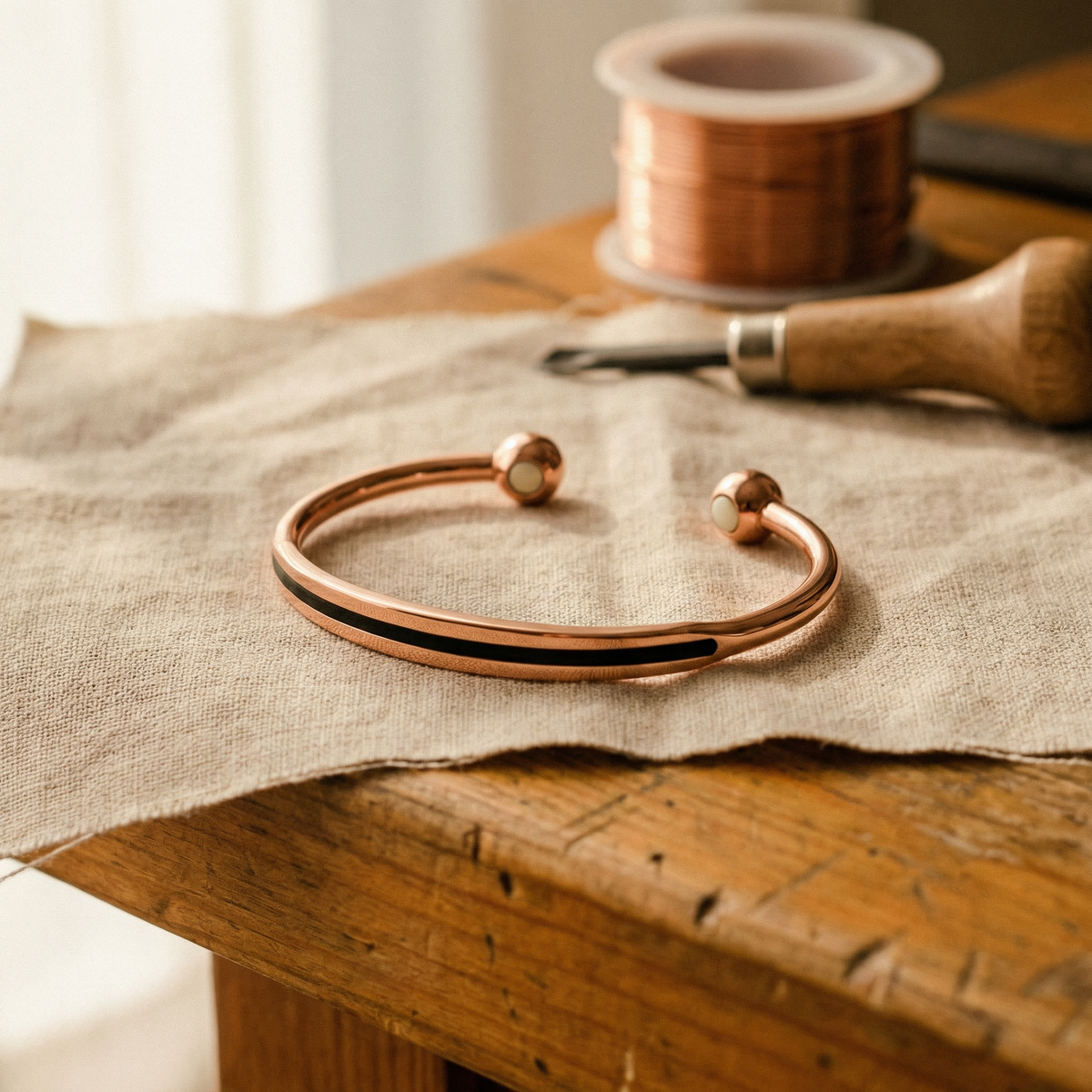 Harris' Vein Copper Bracelet