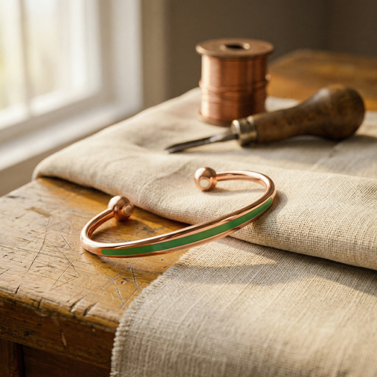 Harris' Jade Copper Bracelet