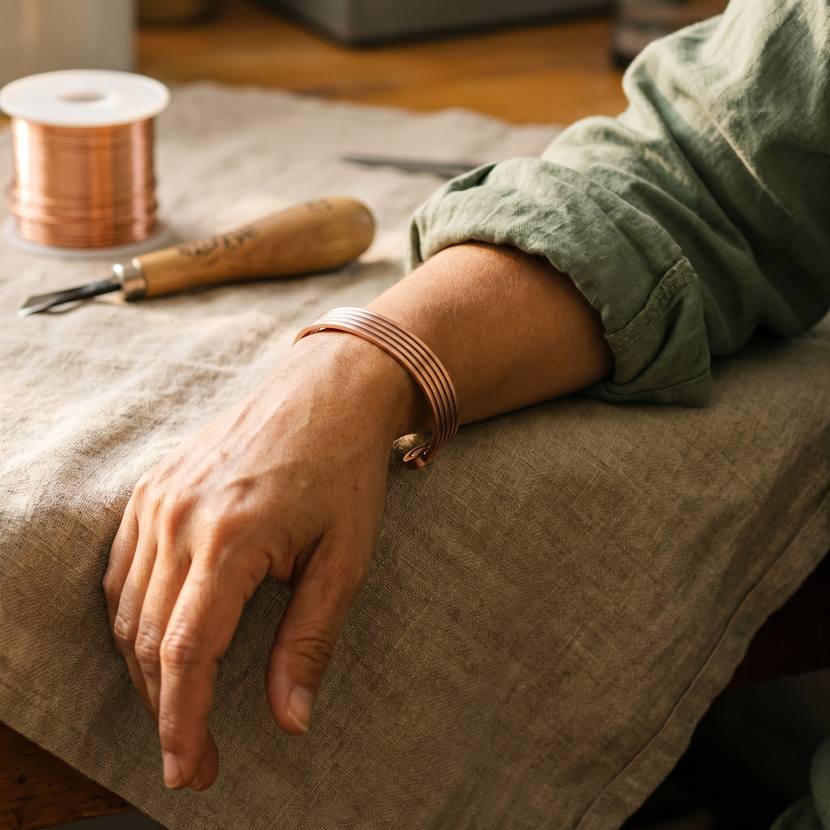 Harris' Ridge Copper Bracelet