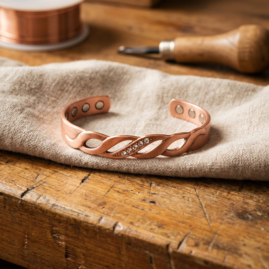 Harris' Seam Copper Bracelet