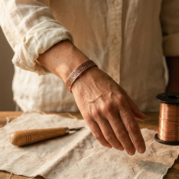 Harris' Flow Copper Bracelet