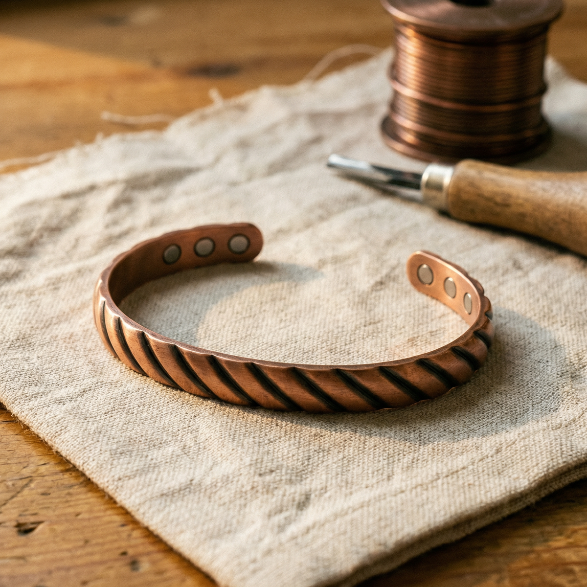 Harris' Thorn Copper Bracelet