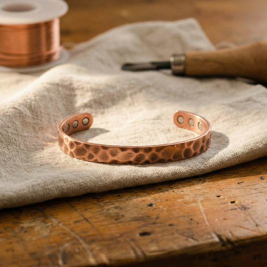 Harris' Furrow Copper Bracelet